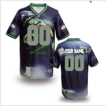 Nike Seattle Seahawks Customized Jersey (13)