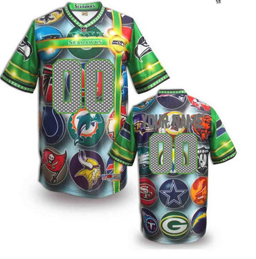 Nike Seattle Seahawks Customized Jersey (21)