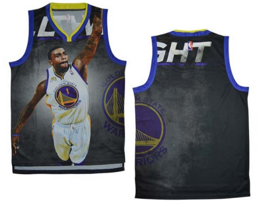 Golden State Warriors #1 nba  jersey（ Moments  version）