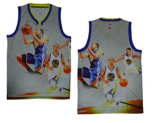 golden state warriors in blank NBA jerseys（ Moments version）