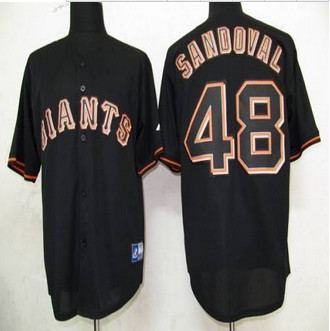 San Francisco Giants #28 Buster Posey Black New Cool Base Stitched Baseball Jersey