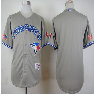 Toronto Blue Jays Blank Grey Road Cool Base 2012 Stitched Baseball Jersey