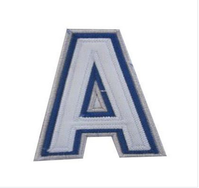 Stitched NHL Patch Tampa Bay Lightning Alternate Captain White A Patch