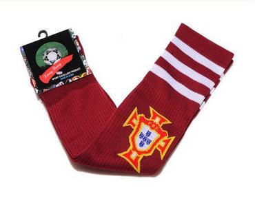Portugal Soccer Football Sock Red