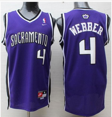 Nike Sacramento Kings #4 Chris Webber Purple Throwback Stitched NBA Jersey Nike Sacramento Kings #4 Chris Webber Purple Throwback Stitched NBA Jersey