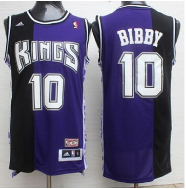 Sacramento Kings #10 Mike Bibby Purple Black Throwback Stitched NBA Jersey Sacramento Kings #10 Mike Bibby Purple Black Throwback Stitched NBA Jersey