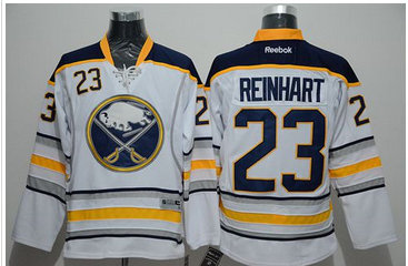 Buffalo Sabres #23 Sam Reinhart White Stitched NHL Jersey
