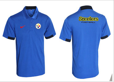 Pittsburgh Steelers Blue Team Issue Performance Polo Pittsburgh Steelers Blue Team Issue Performance Polo