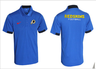Washington Redskins Blue Team Issue Performance Polo