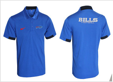 Nike NFL Buffalo Bills Blue Team Issue Performance Polo