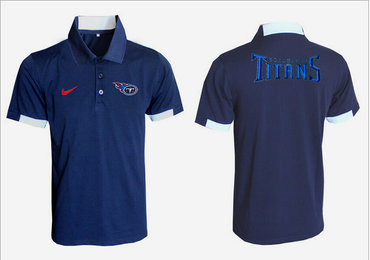 Tennessee Titans dark blue Team Issue Performance Polo
