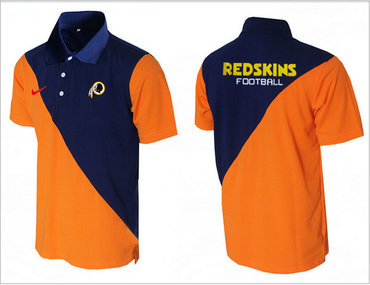 Washington Redskinsorange &Blue Team Issue Performance Polo