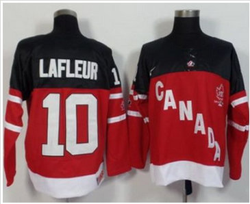 Olympic CA. #10 Guy Lafleur Red 100th Anniversary Stitched NHL Jersey