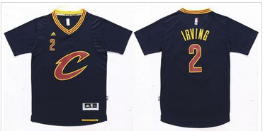 Cleveland Cavaliers #2 Kyrie Irving Navy Blue 2015-2016 Season Stitched NBA Jersey