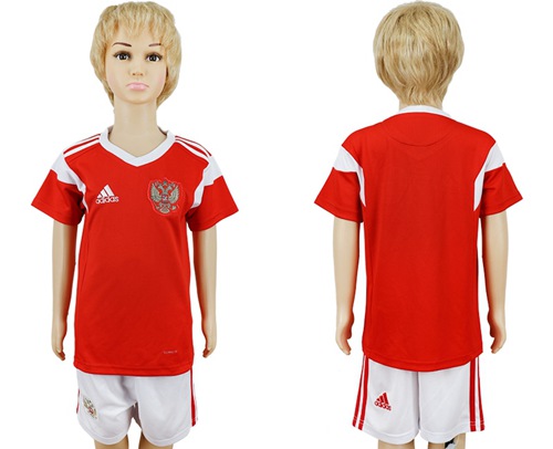 2018 World Cup Russia Blank Home Kid Soccer Country Jersey