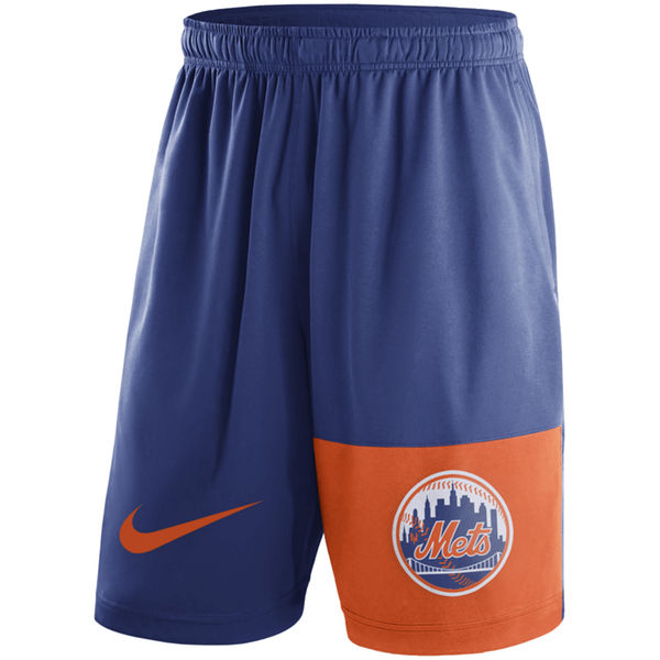 23Men's New York Mets Nike Royal Cooperstown Collection Dry Fly Shorts