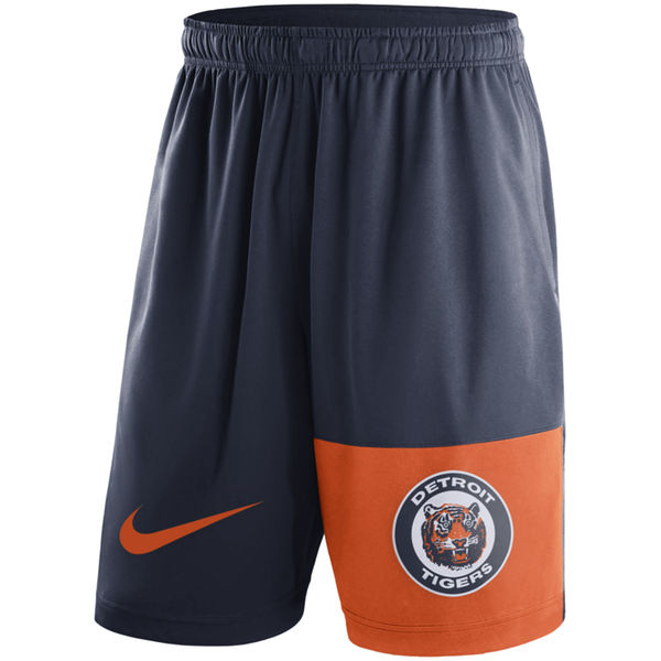 48Men's Detroit Tigers Nike Navy Cooperstown Collection Dry Fly Shorts