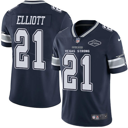 Nike Cowboyst Navy Blue Team Color Men's Stitched NFL Vapor Untouchable Limited Jersey