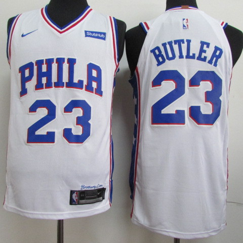 76ers 23 Jimmy Butler White Nike Authentic Jersey 76ers 23 Jimmy Butler White Nike Authentic Jersey