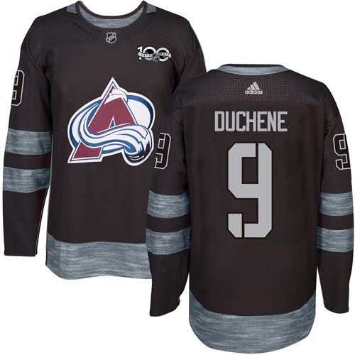 Adidas Avalanche #9 Matt Duchene Black 1917-2017 100th Anniversary Stitched NHL Jersey Adidas Avalanche #9 Matt Duchene Black 1917-2017 100th Anniversary Stitched NHL Jersey