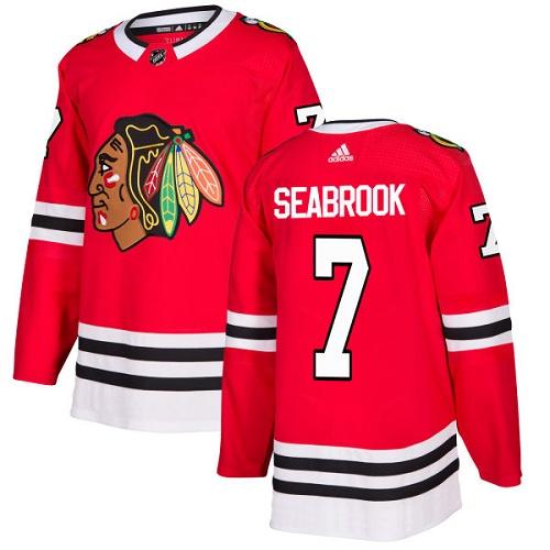 Adidas Blackhawks #7 Brent Seabrook Red Home Authentic Stitched Youth NHL Jersey Adidas Blackhawks #7 Brent Seabrook Red Home Authentic Stitched Youth NHL Jersey