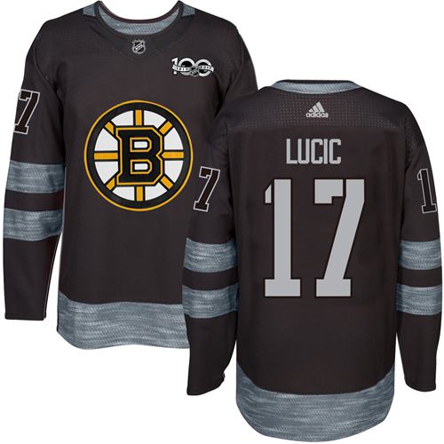 Adidas Bruins #17 Milan Lucic Black 1917-2017 100th Anniversary Stitched NHL Jersey Adidas Bruins #17 Milan Lucic Black 1917-2017 100th Anniversary Stitched NHL Jersey