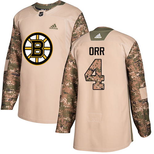 Adidas Bruins #4 Bobby Orr Camo Authentic 2017 Veterans Day Stitched NHL Jersey Adidas Bruins #4 Bobby Orr Camo Authentic 2017 Veterans Day Stitched NHL Jersey