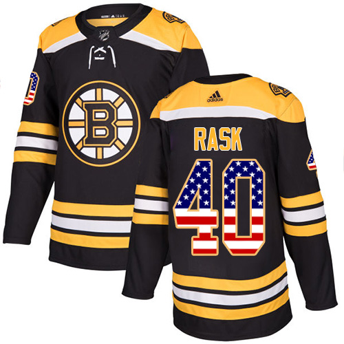 Adidas Bruins #40 Tuukka Rask Black Home Authentic USA Flag Youth Stitched NHL Jersey Adidas Bruins #40 Tuukka Rask Black Home Authentic USA Flag Youth Stitched NHL Jersey