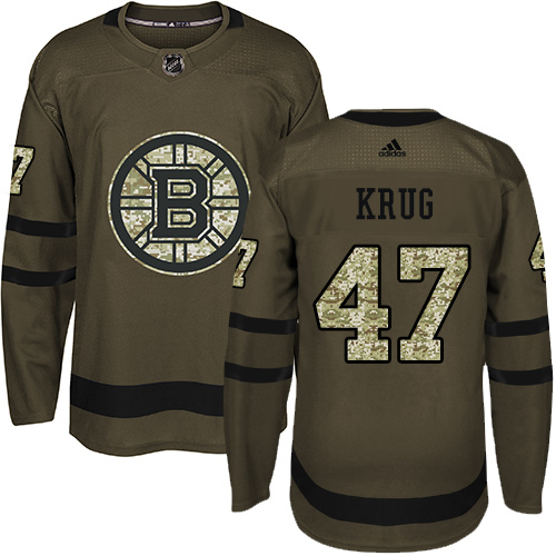 Adidas Bruins #47 Torey Krug Green Salute to Service Stitched NHL Jersey Adidas Bruins #47 Torey Krug Green Salute to Service Stitched NHL Jersey