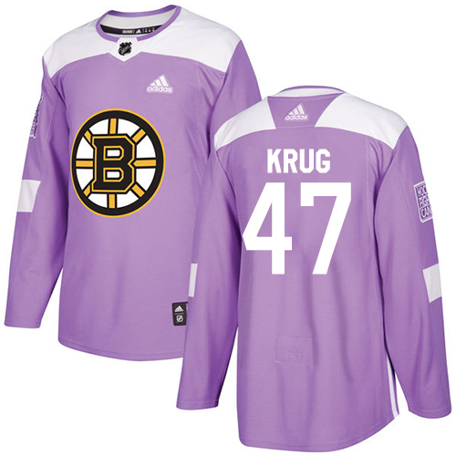 Adidas Bruins #47 Torey Krug Purple Authentic Fights Cancer Youth Stitched NHL Jersey Adidas Bruins #47 Torey Krug Purple Authentic Fights Cancer Youth Stitched NHL Jersey