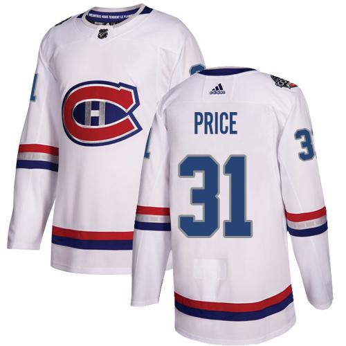 Adidas Canadiens #31 Carey Price White Authentic 2017 100 Classic Women's Stitched NHL Jersey Adidas Canadiens #31 Carey Price White Authentic 2017 100 Classic Women's Stitched NHL Jersey