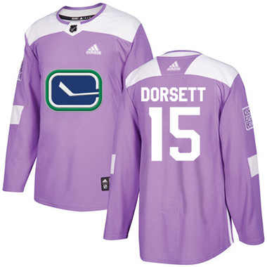 Adidas Canucks #15 Derek Dorsett Purple Authentic Fights Cancer Stitched NHL Jersey Adidas Canucks #15 Derek Dorsett Purple Authentic Fights Cancer Stitched NHL Jersey