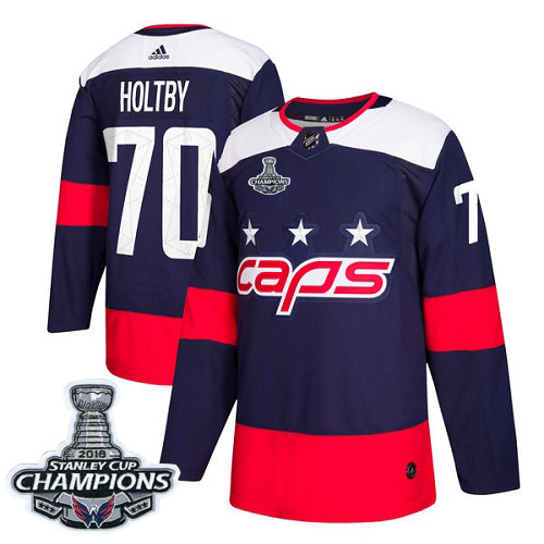 Adidas Capitals #70 Braden Holtby Navy Authentic 2018 Stadium Series Stanley Cup Final Champions Stitched NHL Jersey Adidas Capitals #70 Braden Holtby Navy Authentic 2018 Stadium Series Stanley Cup Final Champions Stitched NHL Jersey