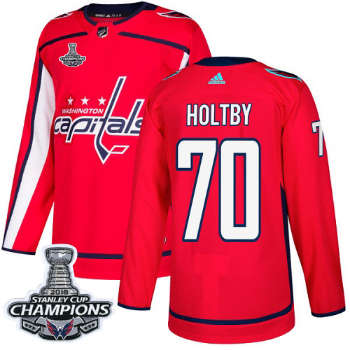 Adidas Capitals #70 Braden Holtby Red Home Authentic Stanley Cup Final Champions Stitched Youth NHL Jersey Adidas Capitals #70 Braden Holtby Red Home Authentic Stanley Cup Final Champions Stitched Youth NHL Jersey