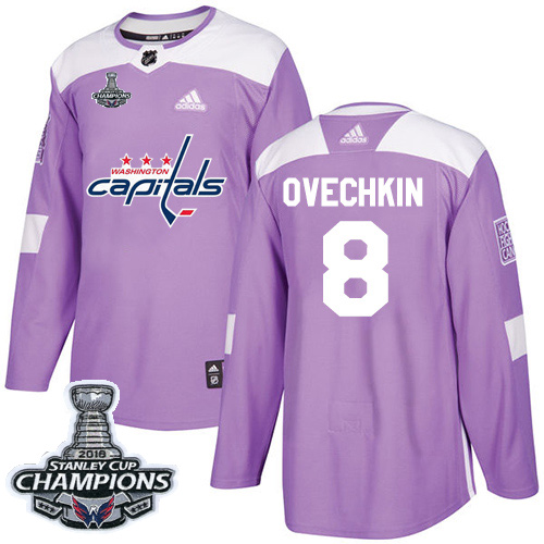 Adidas Capitals #8 Alex Ovechkin Purple Authentic Fights Cancer Stanley Cup Final Champions Stitched Youth NHL Jersey Adidas Capitals #8 Alex Ovechkin Purple Authentic Fights Cancer Stanley Cup Final Champions Stitched Youth NHL Jersey