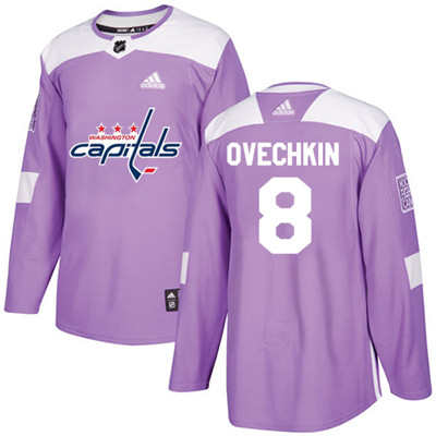 Adidas Capitals #8 Alex Ovechkin Purple Authentic Fights Cancer Stitched Youth NHL Jersey Adidas Capitals #8 Alex Ovechkin Purple Authentic Fights Cancer Stitched Youth NHL Jersey