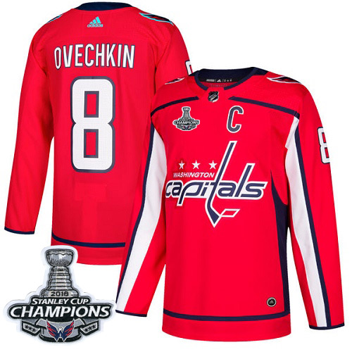 Adidas Capitals #8 Alex Ovechkin Red Home Authentic Stanley Cup Final Champions Stitched Youth NHL Jersey Adidas Capitals #8 Alex Ovechkin Red Home Authentic Stanley Cup Final Champions Stitched Youth NHL Jersey