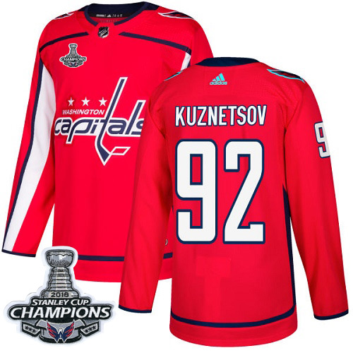 Adidas Capitals #92 Evgeny Kuznetsov Red Home Authentic Stanley Cup Final Champions Stitched Youth NHL Jersey Adidas Capitals #92 Evgeny Kuznetsov Red Home Authentic Stanley Cup Final Champions Stitched Youth NHL Jersey