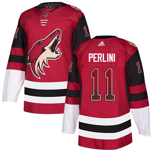Adidas Coyotes #11 Brendan Perlini Maroon Home Authentic Drift Fashion Stitched NHL Jersey Adidas Coyotes #11 Brendan Perlini Maroon Home Authentic Drift Fashion Stitched NHL Jersey