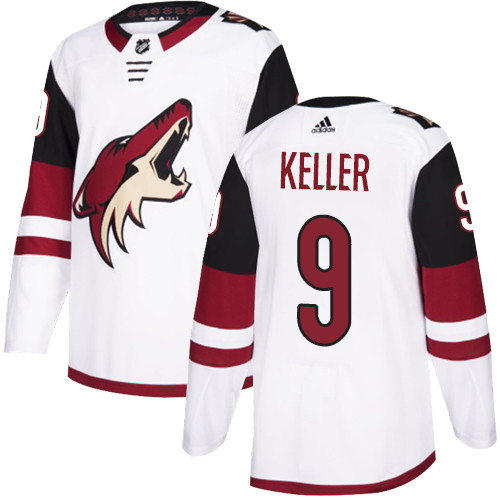 Adidas Coyotes #9 Clayton Keller White Road Authentic Stitched NHL Jersey Adidas Coyotes #9 Clayton Keller White Road Authentic Stitched NHL Jersey