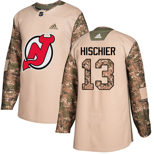 Adidas Devils #13 Nico Hischier Camo Authentic 2017 Veterans Day Stitched NHL Jersey Adidas Devils #13 Nico Hischier Camo Authentic 2017 Veterans Day Stitched NHL Jersey