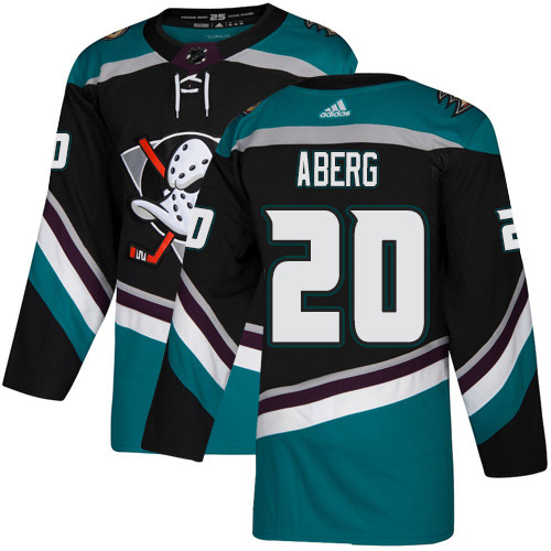 Adidas Ducks #20 Pontus Aberg Black Teal Alternate Authentic Stitched NHL Jersey Adidas Ducks #20 Pontus Aberg Black Teal Alternate Authentic Stitched NHL Jersey