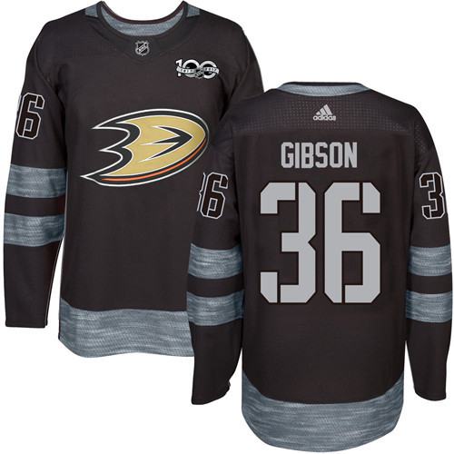 Adidas Ducks #36 John Gibson Black 1917-2017 100th Anniversary Stitched NHL Jersey Adidas Ducks #36 John Gibson Black 1917-2017 100th Anniversary Stitched NHL Jersey