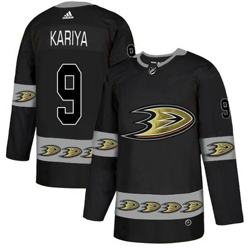 Adidas Ducks #9 Paul Kariya Black Authentic Team Logo Fashion Stitched NHL Jersey Adidas Ducks #9 Paul Kariya Black Authentic Team Logo Fashion Stitched NHL Jersey