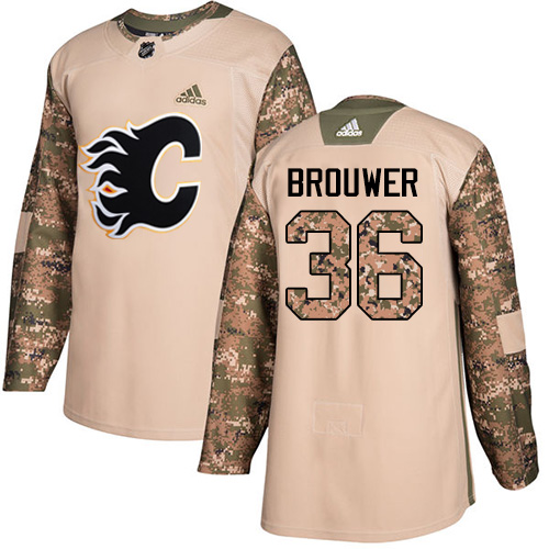 Adidas Flames #36 Troy Brouwer Camo Authentic 2017 Veterans Day Stitched NHL Jersey Adidas Flames #36 Troy Brouwer Camo Authentic 2017 Veterans Day Stitched NHL Jersey