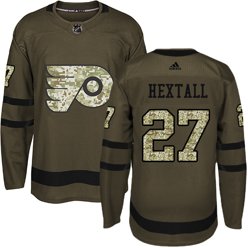 Adidas Flyers #27 Ron Hextall Green Salute to Service Stitched NHL Jersey Adidas Flyers #27 Ron Hextall Green Salute to Service Stitched NHL Jersey