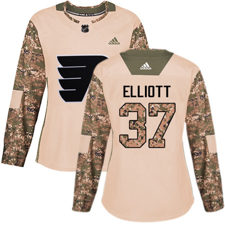 Adidas Flyers #37 Brian Elliott Camo Authentic 2017 Veterans Day Women's Stitched NHL Jersey Adidas Flyers #37 Brian Elliott Camo Authentic 2017 Veterans Day Women's Stitched NHL Jersey