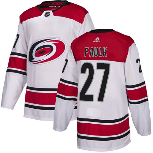 Adidas Hurricanes #27 Justin Faulk White Road Authentic Stitched NHL Jersey Adidas Hurricanes #27 Justin Faulk White Road Authentic Stitched NHL Jersey