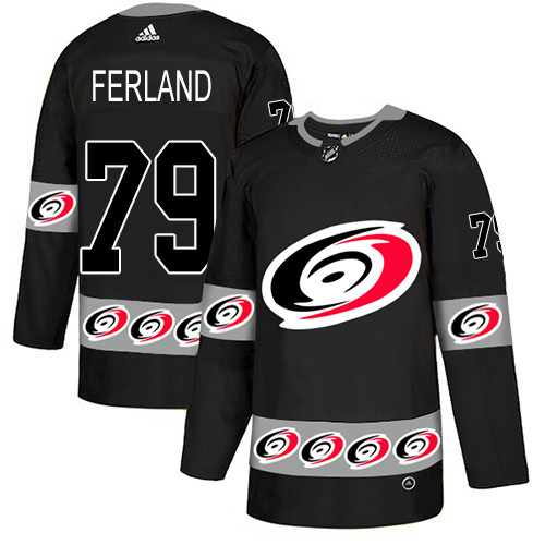 Adidas Hurricanes #79 Michael Ferland Black Authentic Team Logo Fashion Stitched NHL Jersey Adidas Hurricanes #79 Michael Ferland Black Authentic Team Logo Fashion Stitched NHL Jersey