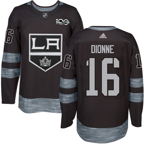 Adidas Kings #16 Marcel Dionne Black 1917-2017 100th Anniversary Stitched NHL Jersey Adidas Kings #16 Marcel Dionne Black 1917-2017 100th Anniversary Stitched NHL Jersey